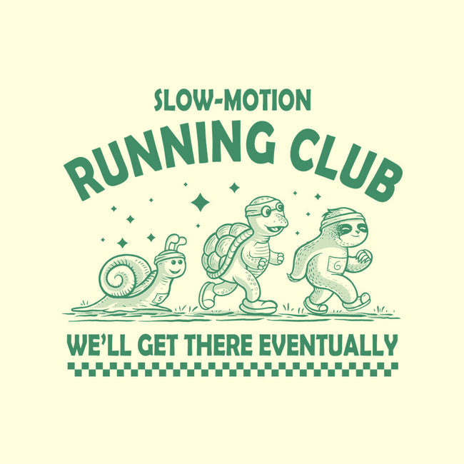 Slow Motion Running Club-Unisex-Kitchen-Apron-erion_designs