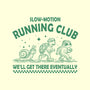 Slow Motion Running Club-Unisex-Kitchen-Apron-erion_designs