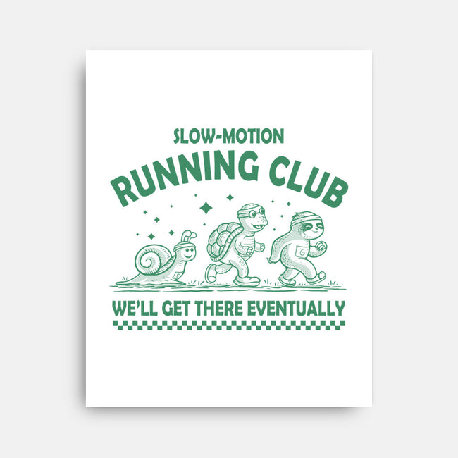 Slow Motion Running Club-None-Stretched-Canvas-erion_designs