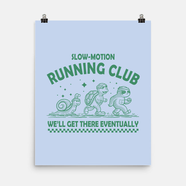 Slow Motion Running Club-None-Matte-Poster-erion_designs
