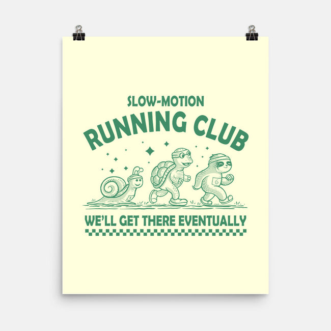 Slow Motion Running Club-None-Matte-Poster-erion_designs