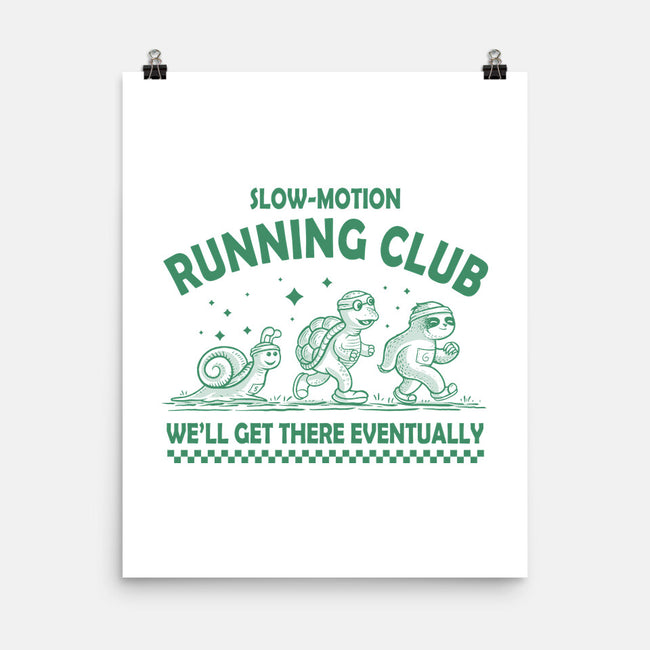 Slow Motion Running Club-None-Matte-Poster-erion_designs