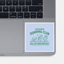 Slow Motion Running Club-None-Glossy-Sticker-erion_designs
