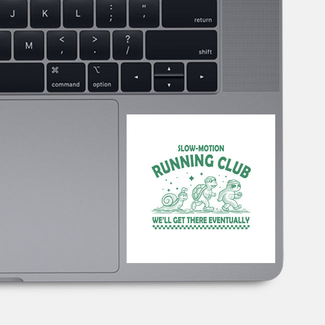 Slow Motion Running Club-None-Glossy-Sticker-erion_designs