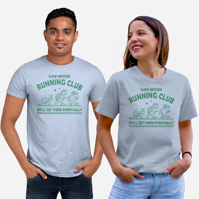 Slow Motion Running Club-Unisex-Basic-Tee-erion_designs