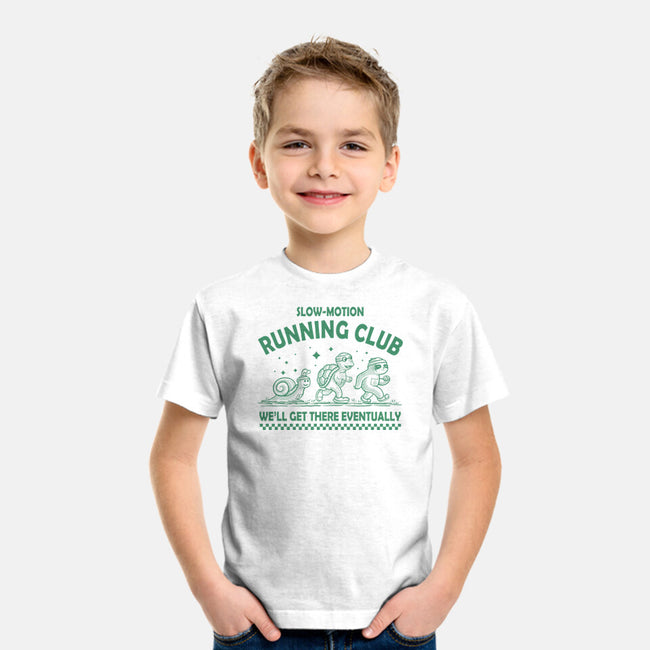 Slow Motion Running Club-Youth-Basic-Tee-erion_designs