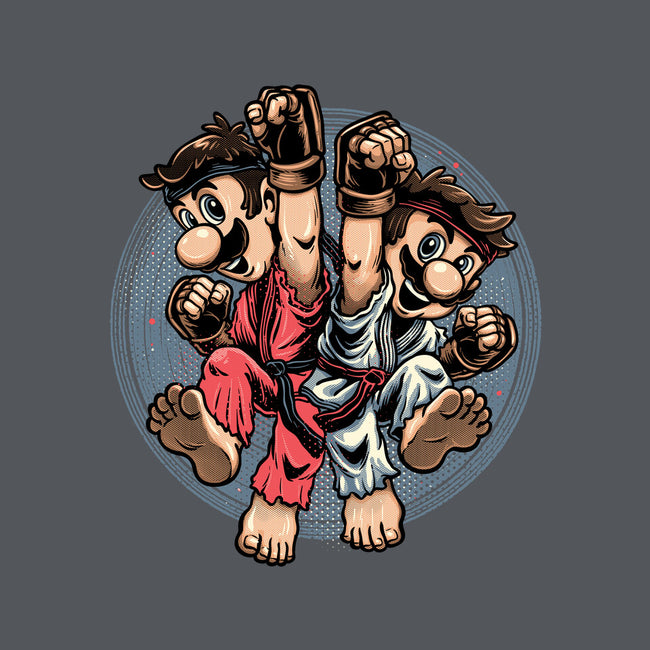 Mushroom Kingdom Martial Arts-Mens-Long Sleeved-Tee-glitchygorilla