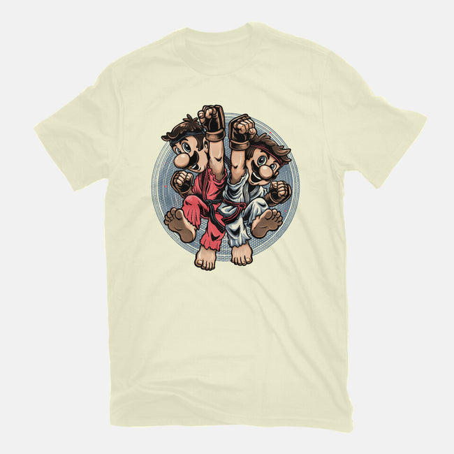 Mushroom Kingdom Martial Arts-Mens-Premium-Tee-glitchygorilla