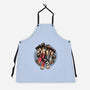 Mushroom Kingdom Martial Arts-Unisex-Kitchen-Apron-glitchygorilla