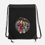 Mushroom Kingdom Martial Arts-None-Drawstring-Bag-glitchygorilla