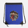 Mushroom Kingdom Martial Arts-None-Drawstring-Bag-glitchygorilla