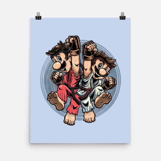 Mushroom Kingdom Martial Arts-None-Matte-Poster-glitchygorilla