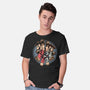Mushroom Kingdom Martial Arts-Mens-Basic-Tee-glitchygorilla