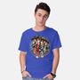 Mushroom Kingdom Martial Arts-Mens-Basic-Tee-glitchygorilla