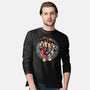 Mushroom Kingdom Martial Arts-Mens-Long Sleeved-Tee-glitchygorilla