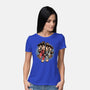 Mushroom Kingdom Martial Arts-Womens-Basic-Tee-glitchygorilla