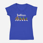 The Tonberries-Womens-V-Neck-Tee-2DFeer