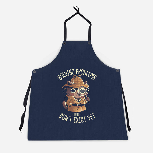 Solving Problems That Don't Exist Yet-Unisex-Kitchen-Apron-eduely
