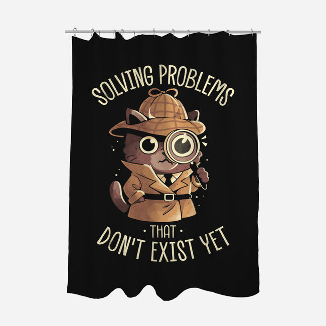 Solving Problems That Don't Exist Yet-None-Polyester-Shower Curtain-eduely