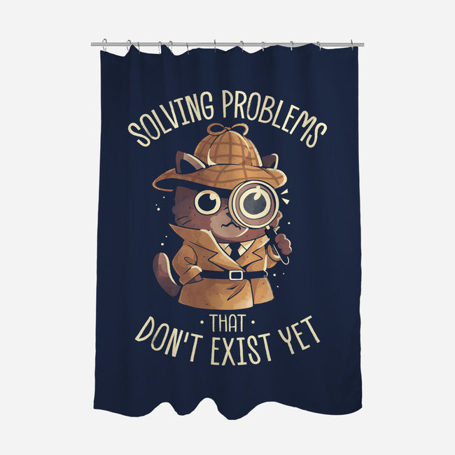 Solving Problems That Don't Exist Yet-None-Polyester-Shower Curtain-eduely