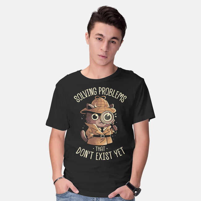 Solving Problems That Don't Exist Yet-Mens-Basic-Tee-eduely