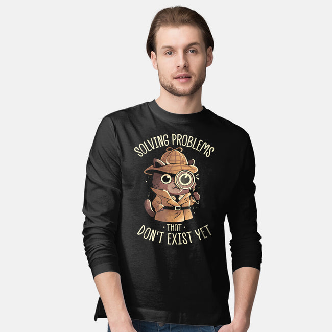Solving Problems That Don't Exist Yet-Mens-Long Sleeved-Tee-eduely