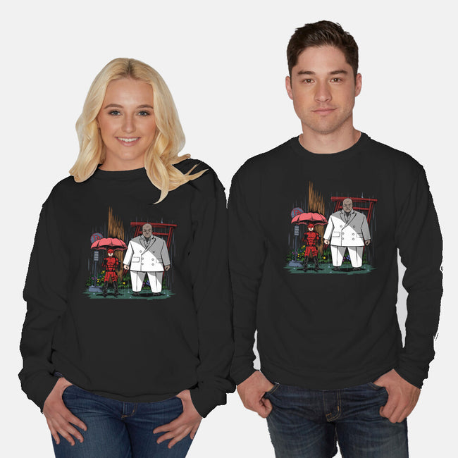 Hell's Kitchen Neighborhood-Unisex-Crew Neck-Sweatshirt-joerawks