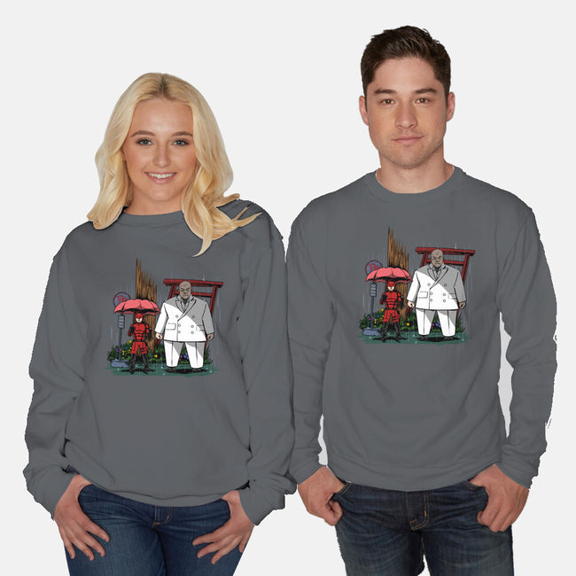 Hell's Kitchen Neighborhood-Unisex-Crew Neck-Sweatshirt-joerawks
