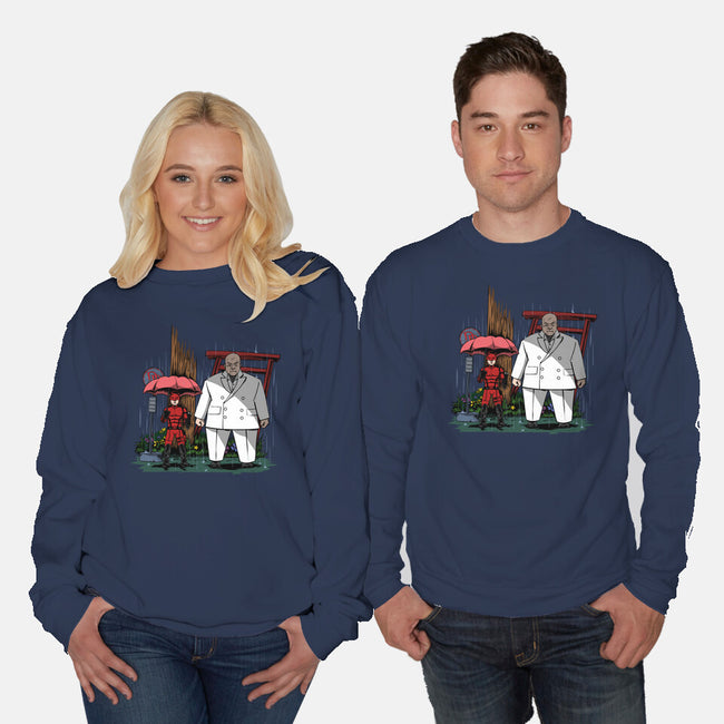 Hell's Kitchen Neighborhood-Unisex-Crew Neck-Sweatshirt-joerawks