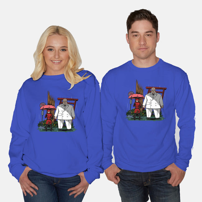 Hell's Kitchen Neighborhood-Unisex-Crew Neck-Sweatshirt-joerawks