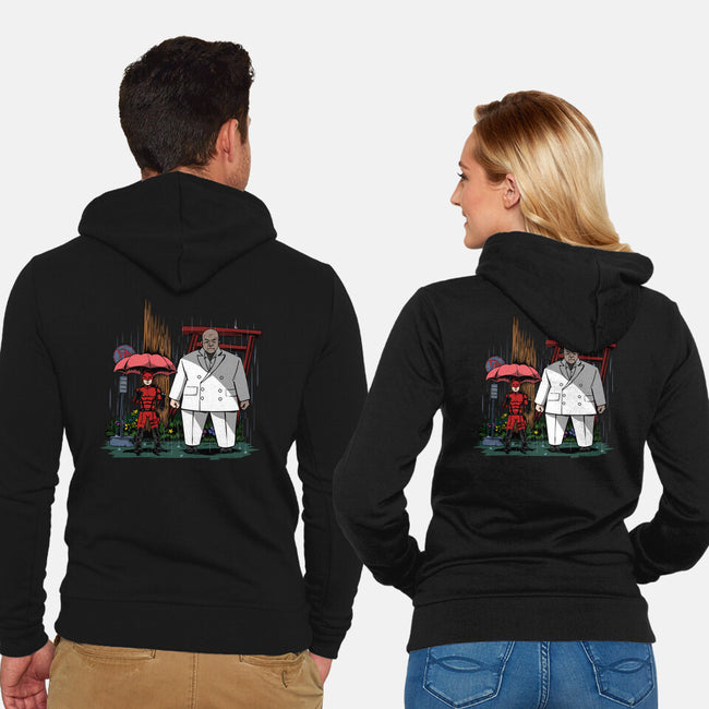 Hell's Kitchen Neighborhood-Unisex-Zip-Up-Sweatshirt-joerawks