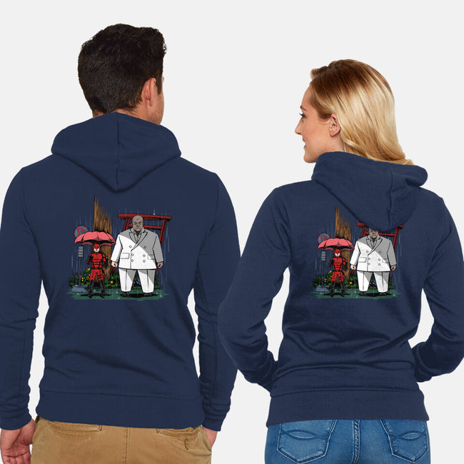 Hell's Kitchen Neighborhood-Unisex-Zip-Up-Sweatshirt-joerawks