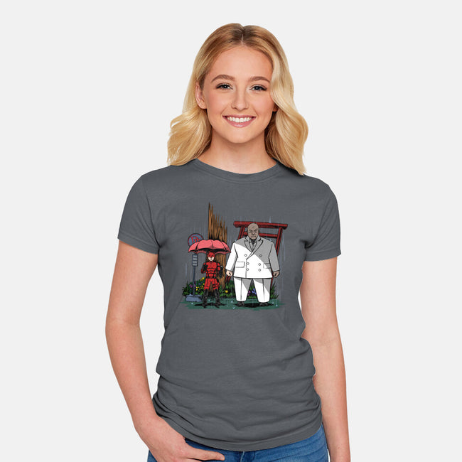 Hell's Kitchen Neighborhood-Womens-Fitted-Tee-joerawks