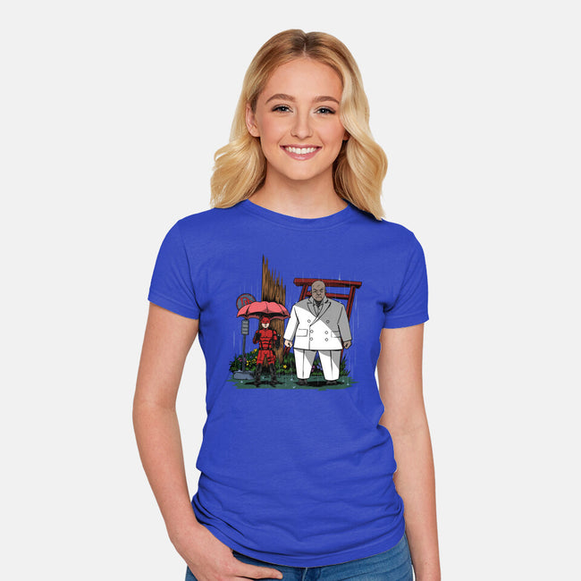 Hell's Kitchen Neighborhood-Womens-Fitted-Tee-joerawks