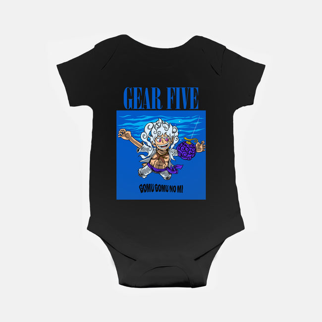 Gomu Gomu No Five-Baby-Basic-Onesie-joerawks