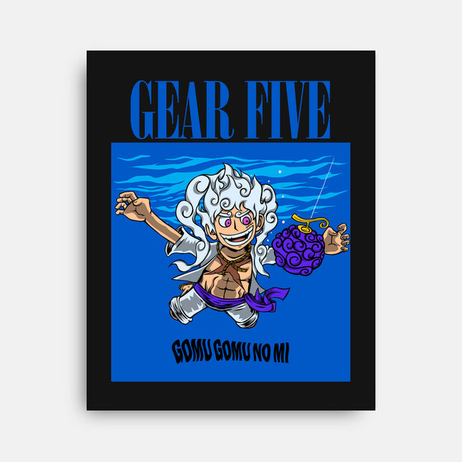 Gomu Gomu No Five-None-Stretched-Canvas-joerawks