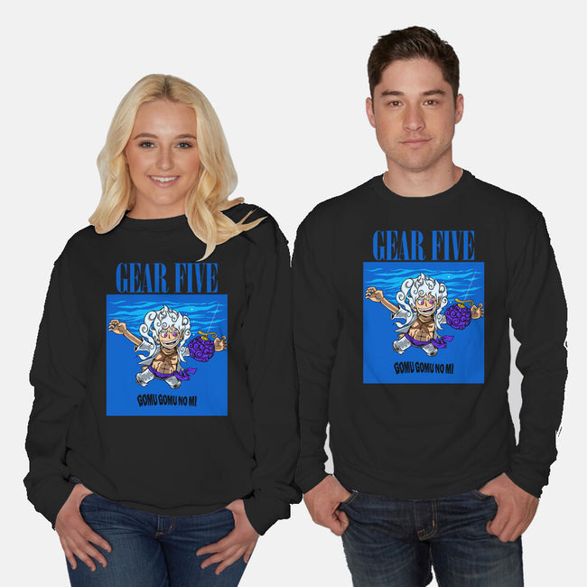 Gomu Gomu No Five-Unisex-Crew Neck-Sweatshirt-joerawks