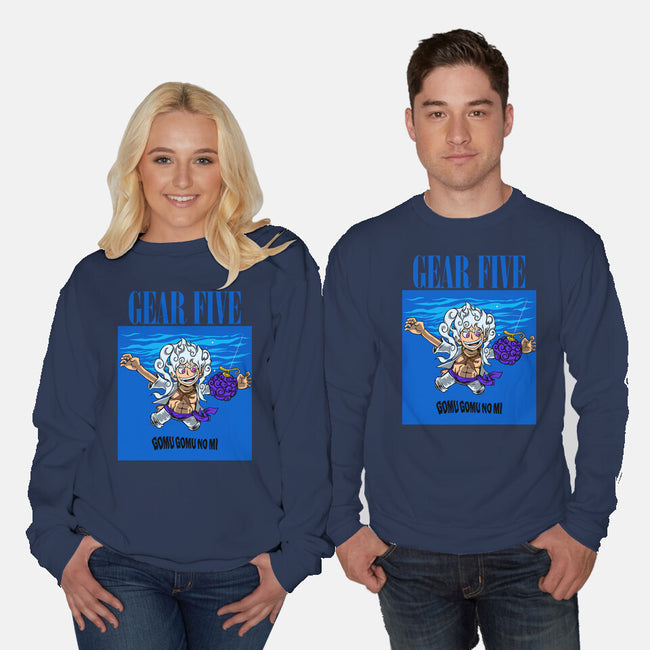 Gomu Gomu No Five-Unisex-Crew Neck-Sweatshirt-joerawks