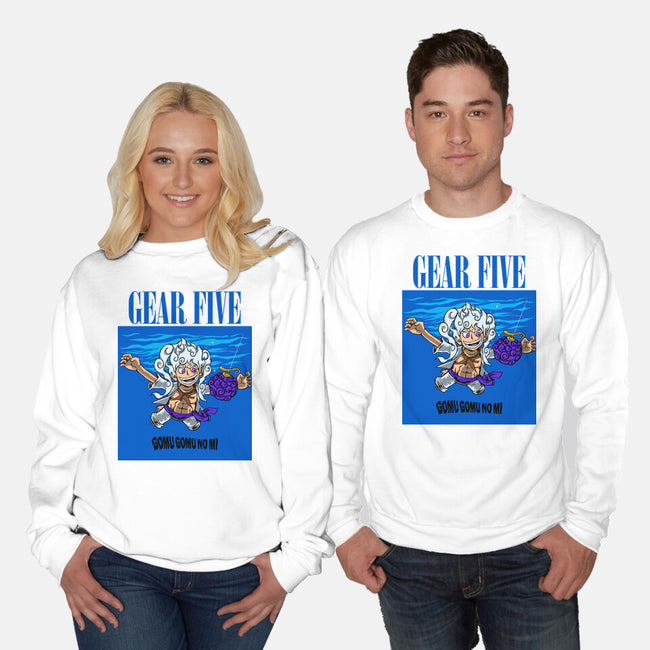 Gomu Gomu No Five-Unisex-Crew Neck-Sweatshirt-joerawks