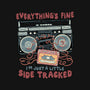 Just A Little Side Tracked-Unisex-Baseball-Tee-glitchygorilla