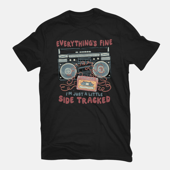 Just A Little Side Tracked-Mens-Basic-Tee-glitchygorilla