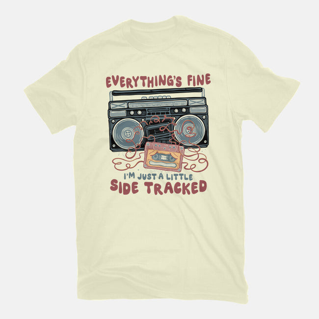 Just A Little Side Tracked-Mens-Basic-Tee-glitchygorilla