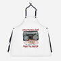 Just A Little Side Tracked-Unisex-Kitchen-Apron-glitchygorilla