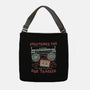 Just A Little Side Tracked-None-Adjustable Tote-Bag-glitchygorilla