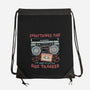 Just A Little Side Tracked-None-Drawstring-Bag-glitchygorilla