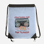 Just A Little Side Tracked-None-Drawstring-Bag-glitchygorilla