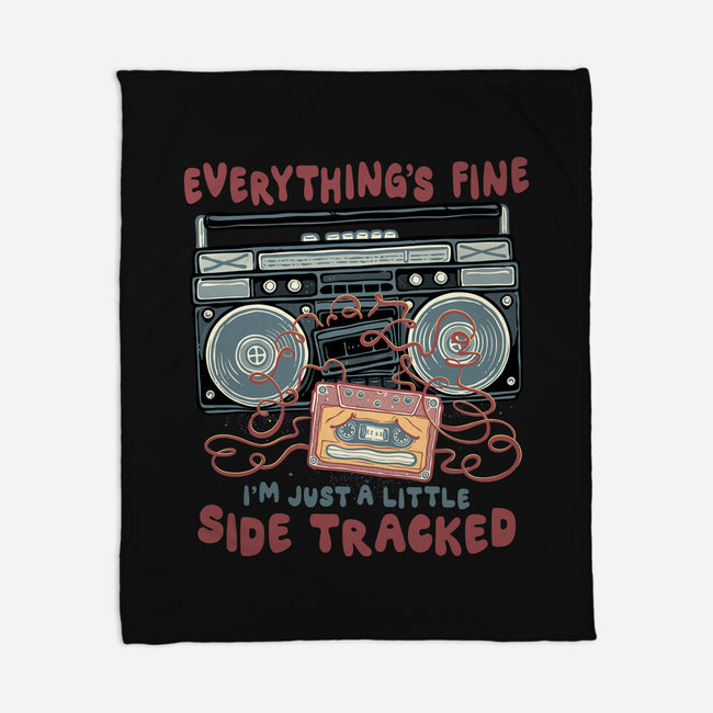 Just A Little Side Tracked-None-Fleece-Blanket-glitchygorilla