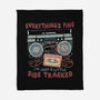 Just A Little Side Tracked-None-Fleece-Blanket-glitchygorilla