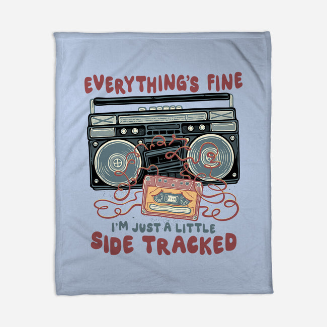 Just A Little Side Tracked-None-Fleece-Blanket-glitchygorilla