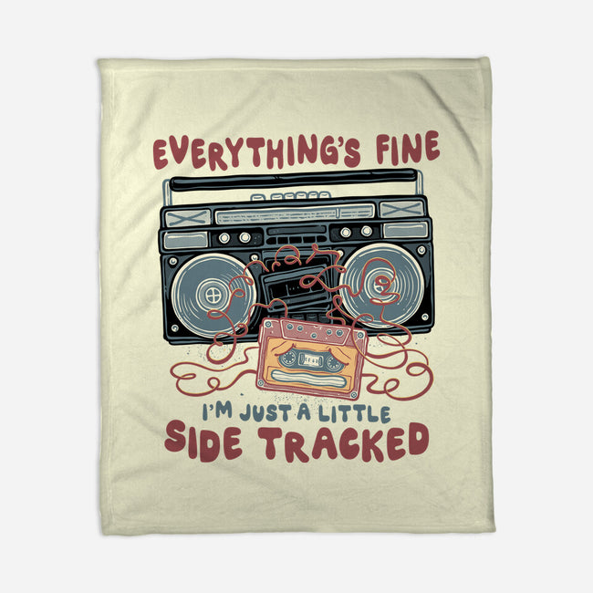Just A Little Side Tracked-None-Fleece-Blanket-glitchygorilla